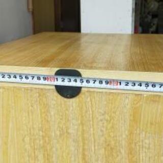 【処分日5/14】レンジ台、食器棚　リメイク前提でお使いくださいの画像