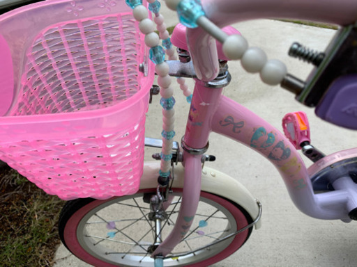 ディズニープリンセス　16インチ　自転車