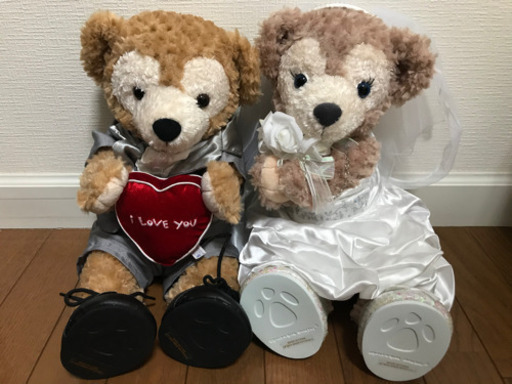 ダッフィ ＆シェリーメイ　ウエディングコスチューム