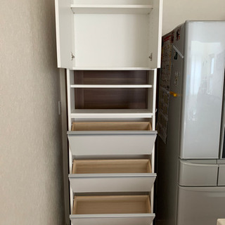 ランドリーラック収納の画像