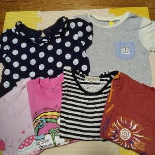 ④女の子まとめ売り120cm夏物チュニック半袖Tシャツ
