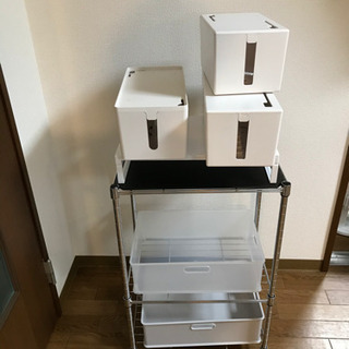 【再掲】テレワーク便利セット！ラック、モニター台、コンセントBOX