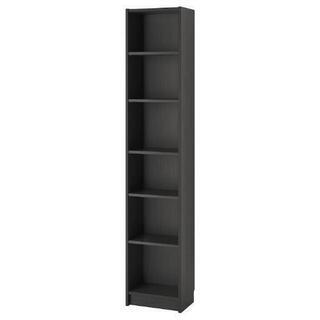 【中古品】IKEA　本棚　ビリー　黒　40*28*202　２つ
