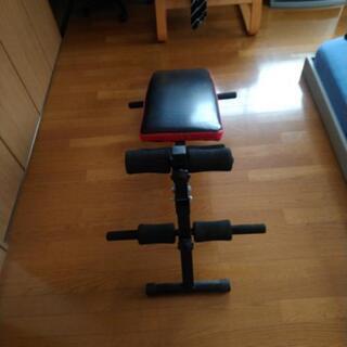 腹筋を鍛える道具です。