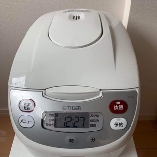 TIGER 炊飯器　1回のみ使用の画像