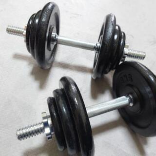 可変式ダンベル×2セット（連結用シャフト付）
