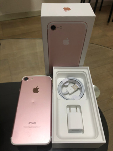 SIMフリー iPhone 7 ローズゴールド 128GB MNCN2J/A バッテリー最大容量81％