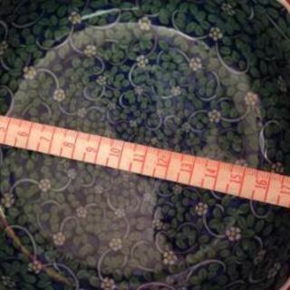 煮物に最適!!　大皿　紺色緑色