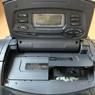 【配送不可】5/8-9受取可能な方限定 Panasonic CD カセットデッキ 96年製の画像