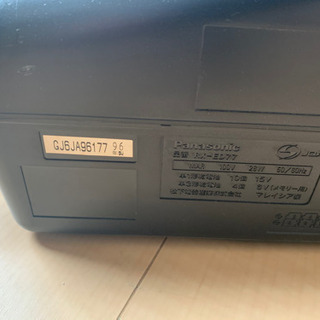 【配送不可】5/8-9受取可能な方限定 Panasonic CD カセットデッキ 96年製の画像