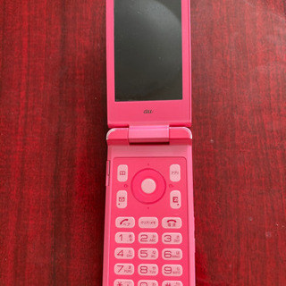 携帯電話　ガラケー　ピンク