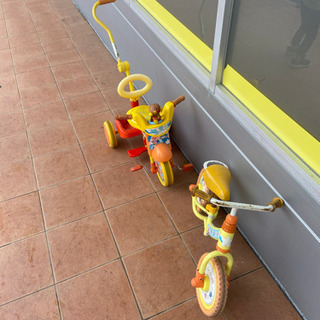 アンパンマン三輪車、アンパンマンの乗り物🚲の画像