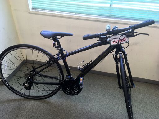 【クロスバイク】27インチ 24段変速ギア：ブラック