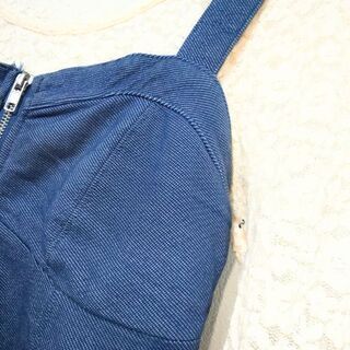 「jouetie 」デニム風ビスチェ   Mの画像