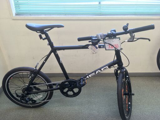 【ミニベロ】HEAD(ヘッド) ノーパンク ミニベロ CLOUD(クラウド) 20インチ：マットブラック