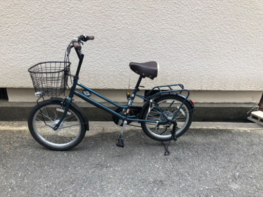 最終値下げ　新品同様　自転車　20インチ　自動センサー付きオートライト　6段変速