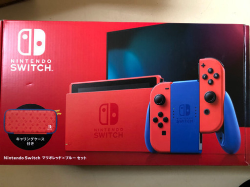 任天堂Switch 本体新品未開封　マリオレッド＆ブルー