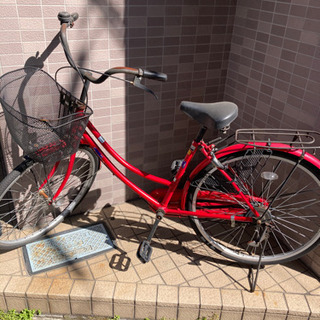 赤い自転車