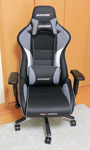 最終値下【ほぼ新品】AK Racingゲーミングチェア Pro-X V2 GREY