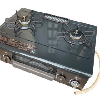 2019年製 パロマ ガステーブル 水無し片面焼き 56cm 都市ガス左強火 IC-