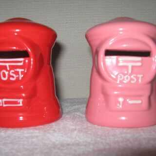 郵便ポスト 貯金箱　２個