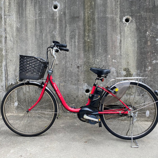 電動自転車 パナソニック vivi DX 後ろタイヤ新品交換済み バッテリー2