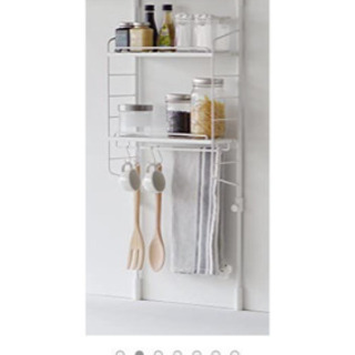 キッチンラック　突っ張り　棚　収納の画像