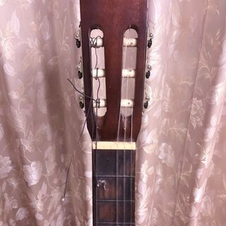 古いクラシックギター  / 大橋楽器 GUITARRA TRION 1050の画像