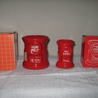 郵便ポスト型　ペン立ての画像