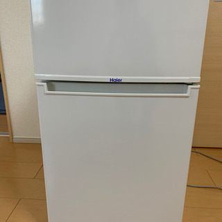 ハイアール86L 2ドア冷凍冷蔵庫JR-N85A(W)