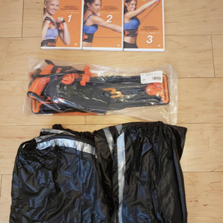 シャドーボクサー、DVD1～3枚 & サウナスーツ