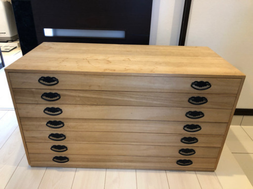 和服用　桐　着物ダンス　7段