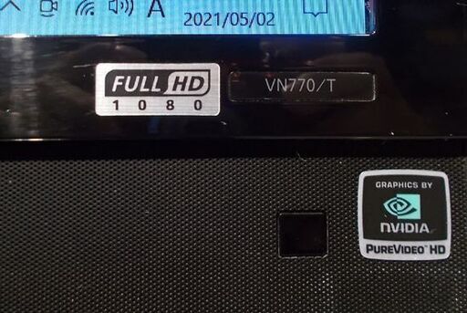 一体型パソコン NEC VALUESTAR VN770/T Win10 Core2Duo 2.80GHz 4GB 500GB 初期化済み 現状ジャンク品 PC 札幌市東区 新道東店