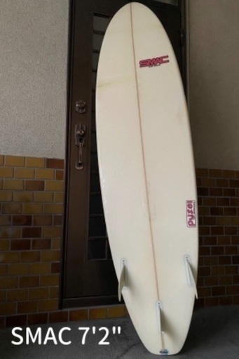 SMAC ショートボード デッキパッド付き SMAC ショートボード デッキパッド付き SMACサーフボード 7'2