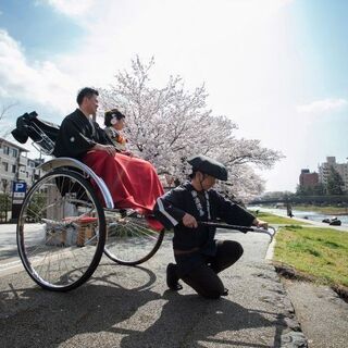 人力車の出張レンタル！　～【兵庫県・摂津・播磨・但馬・丹波・淡路】での結婚式、イベントに - 地域/お祭り