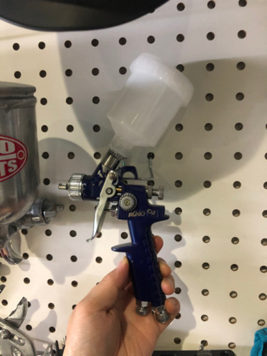 【中古】HVLP スプレーガン 0.4mm