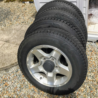 【お値下げ中✨️】ジムニー用スタッドレスタイヤ＋ホイール 4本セット ジムニー用スタッドレスタイヤ、ホイール付