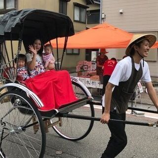 人力車の出張レンタル！～【京都府　丹後、中丹東、中丹西、南丹、京都市】での結婚式、イベントに - 福知山市