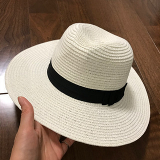 レディース 麦わら帽子の画像