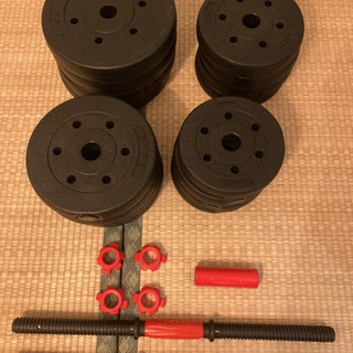 【5/25まで】ダンベル 20kg 2個セット バーベル にもな...