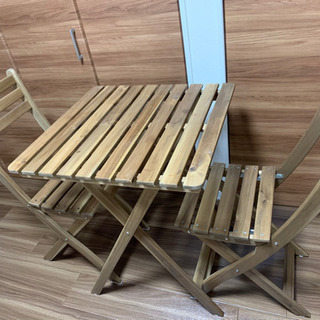 IKEA ガーデンチェアセット【値下げ致しました】