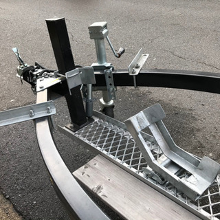 (値下げ)バイクトレーラー　牽引免許不要(軽) 車検1年ありの画像