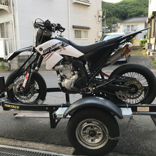 (値下げ)バイクトレーラー　牽引免許不要(軽) 車検1年ありの画像
