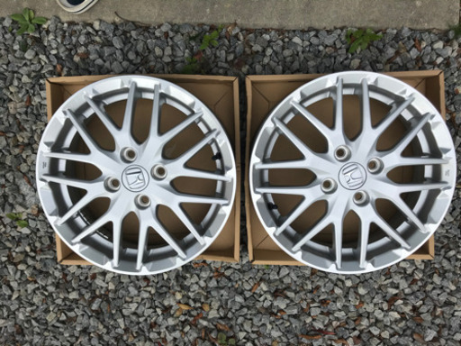【新車納車外し】Honda N-BOXカスタム JF3 15×4.5J +45 4H-100 純正ホイール 1台分