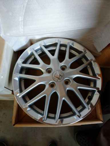 【新車納車外し】Honda N-BOXカスタム JF3 15×4.5J +45 4H-100 純正ホイール 1台分