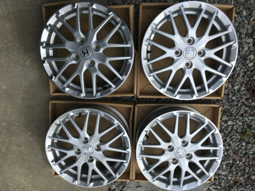 【新車納車外し】Honda N-BOXカスタム JF3 15×4.5J +45 4H-100 純正ホイール 1台分