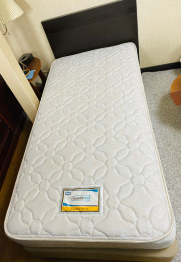 【値下中】シモンズ　シングルベッドフレーム　ゴールデンバリューマットレス②