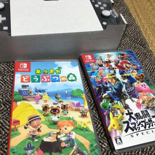 ニンテンドースイッチ switch あつもり スマッシュブラザーズセットで！