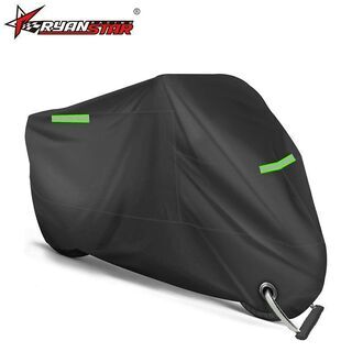 【新品】バイクカバー 2.5ｍ防風ベルト付き ワンタッチバックル...