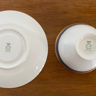 NARUMI  蘭のカップ＆ソーサー　ブルー　🅰️の画像